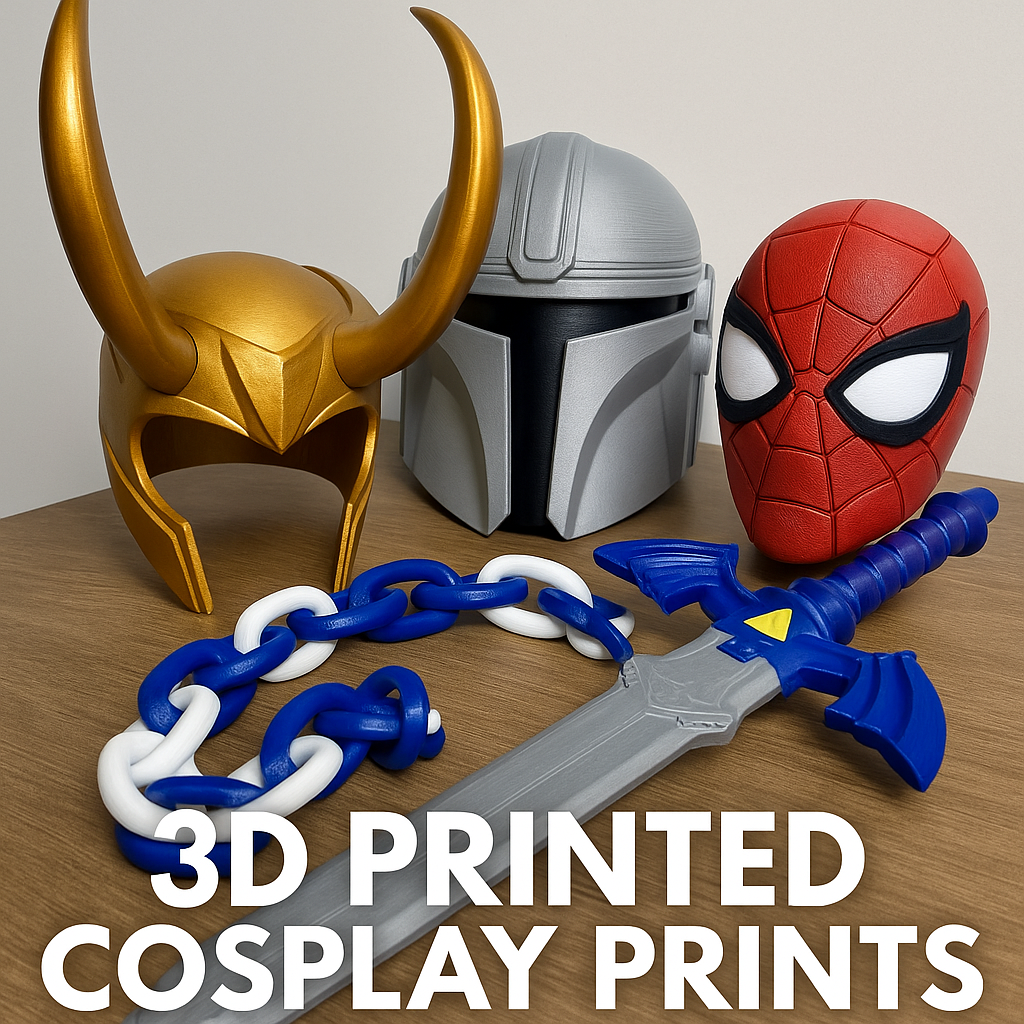 Cosplay 3D Prints – Armor, Helmets & Custom Prop Parts