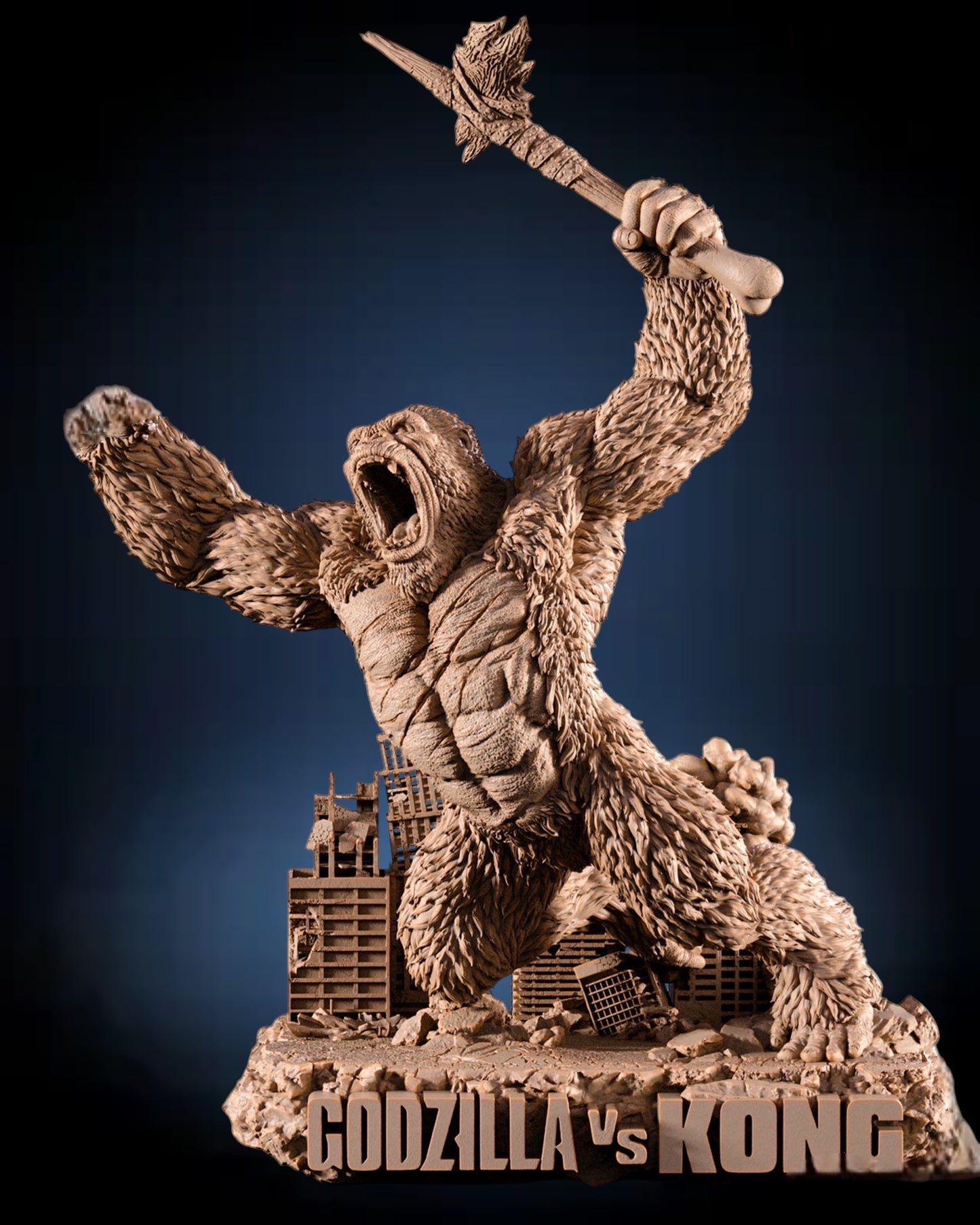 Kong — Titan Rampage Centerpiece Statue | Obsidian Guild Studio