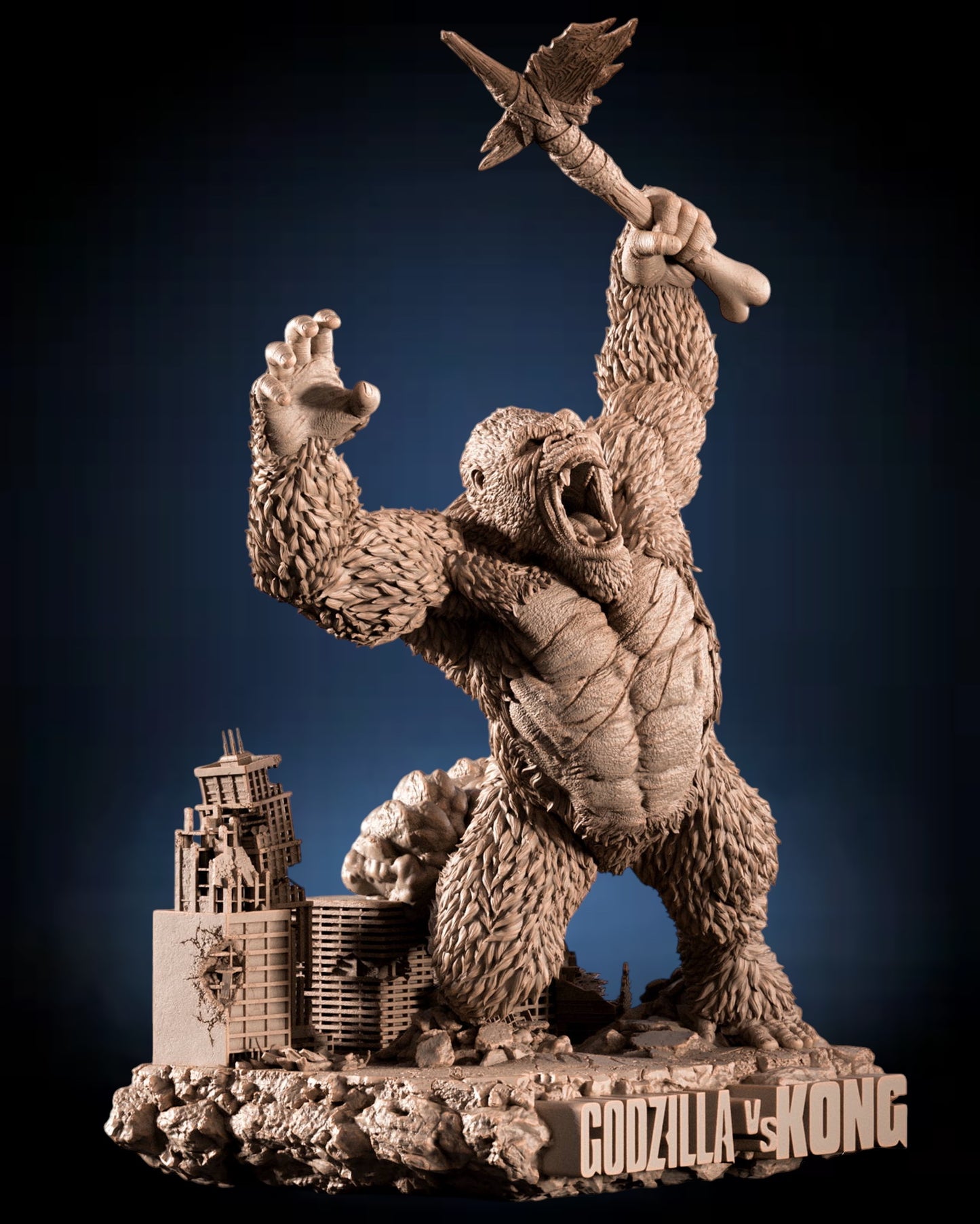 Kong — Titan Rampage Centerpiece Statue | Obsidian Guild Studio