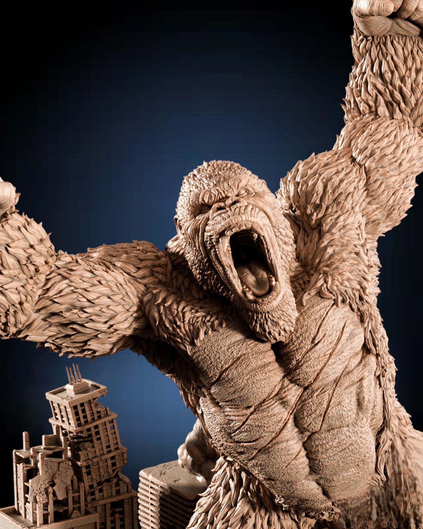 Kong — Titan Rampage Centerpiece Statue | Obsidian Guild Studio