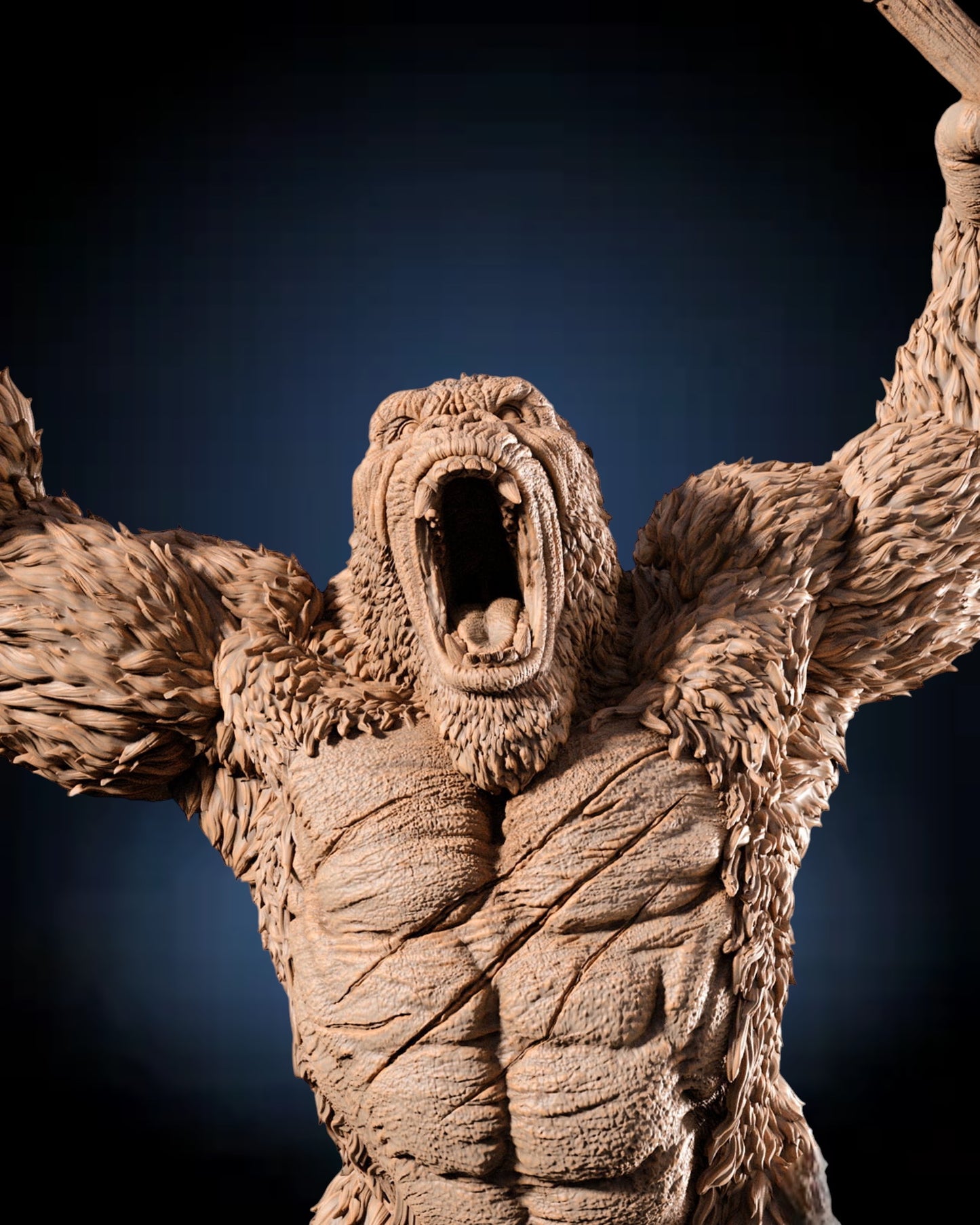 Kong — Titan Rampage Centerpiece Statue | Obsidian Guild Studio