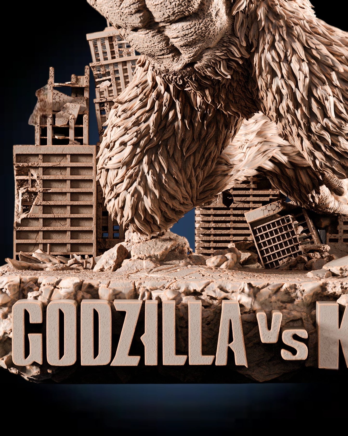 Kong — Titan Rampage Centerpiece Statue | Obsidian Guild Studio