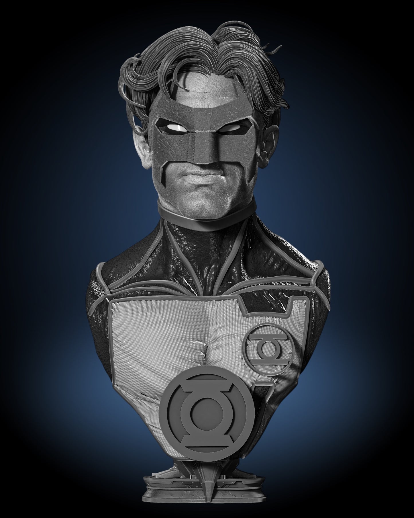 Kyle Green Lantern Portrait Bust | Obsidian Guild Studio