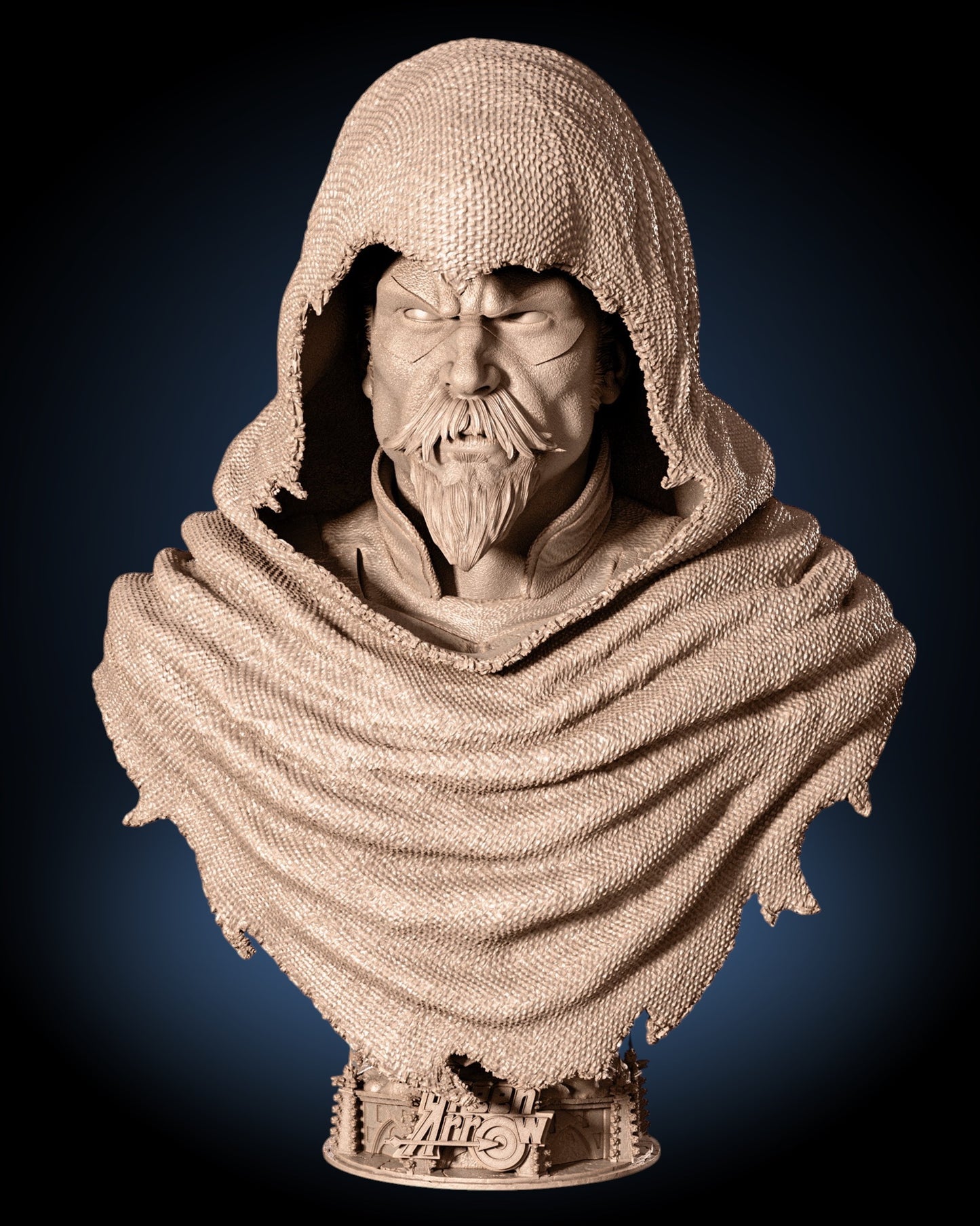 Green Arrow Vampire Hunter Portrait Bust | Obsidian Guild Studio