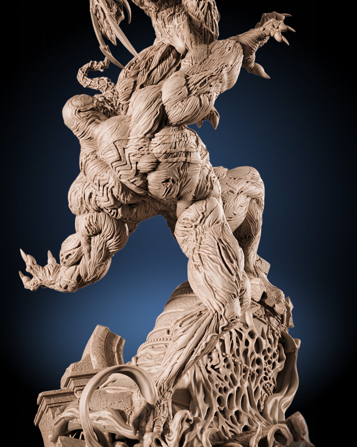 Venom vs Carnage Diorama — APEX Collector Display | Obsidian Guild Studio