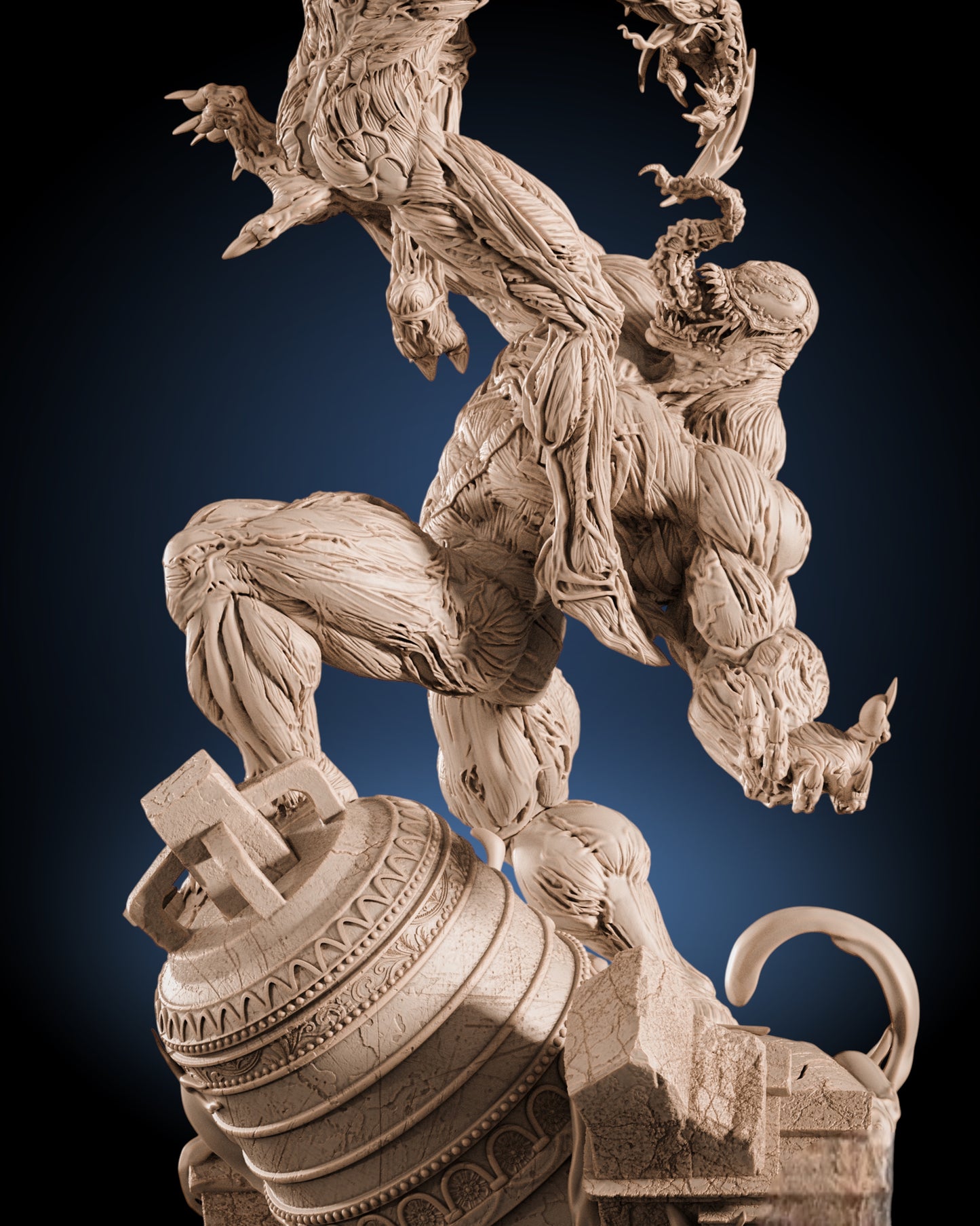 Venom vs Carnage Diorama — APEX Collector Display | Obsidian Guild Studio