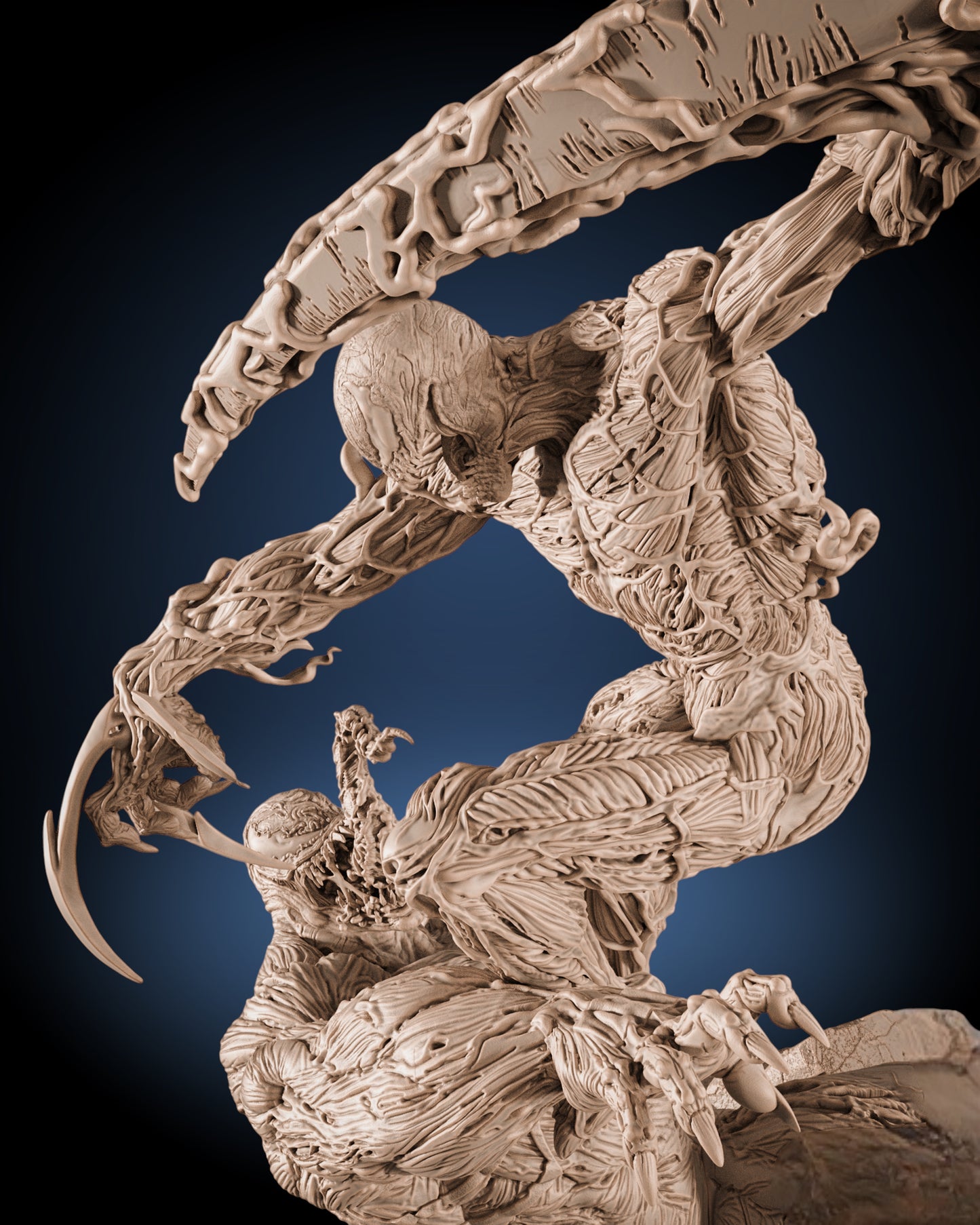 Venom vs Carnage Diorama — APEX Collector Display | Obsidian Guild Studio