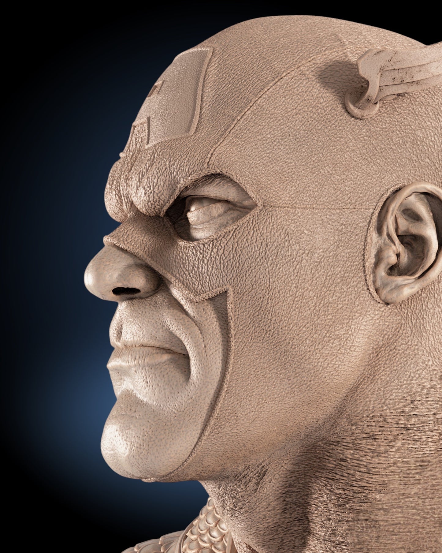 Captain America Bust — Sentinel of Liberty DOMINION Edition | Obsidian Guild Studio