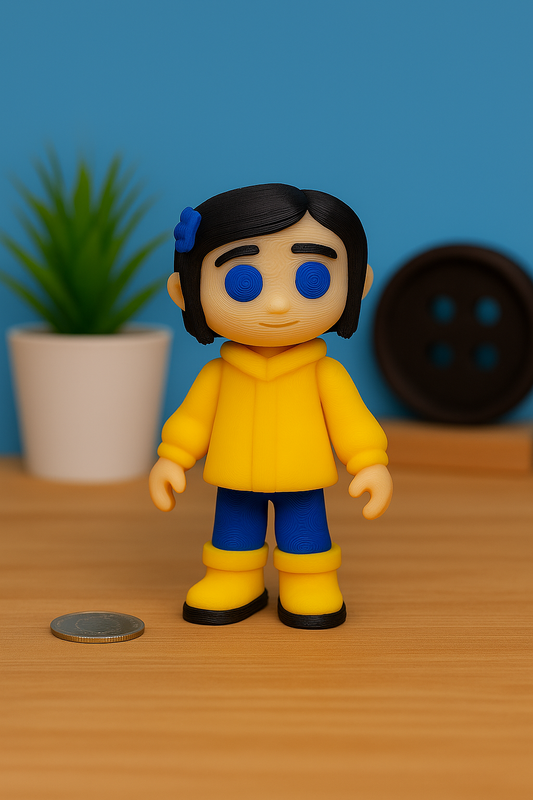 Coraline Mini – 3D Printed Collectible Figure