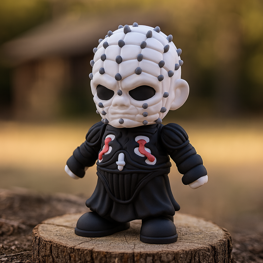 Pinhead Horror Collectible Figure – Stylized Hellraiser-Inspired Display Piece