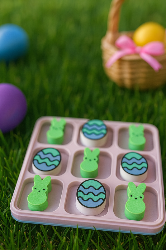 Easter Tic-Tac-Toe Game – 3D Printed Bunny & Egg Edition